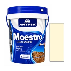 Pintura Látex Superior Maestro Anypsa Marfil 4 galones