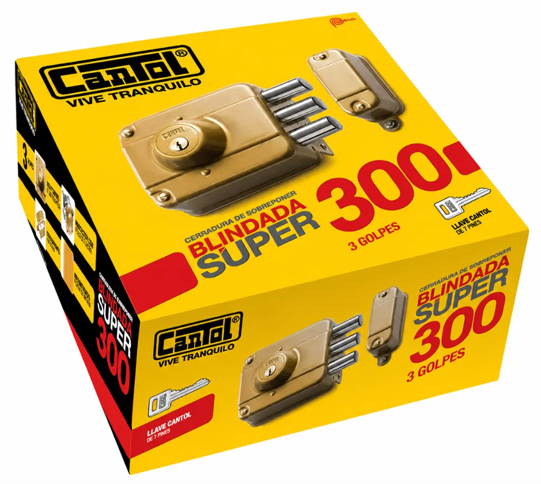 Cerradura Super 300 Cantol - Imagen 2