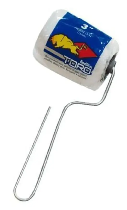 Rodillo Toro 3" Blanco