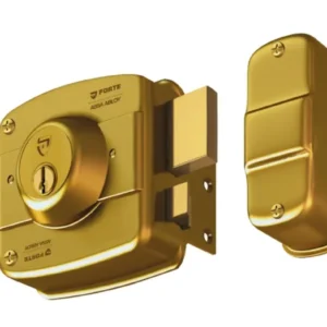 Cerradura de sobreponer 220 dorada Forte