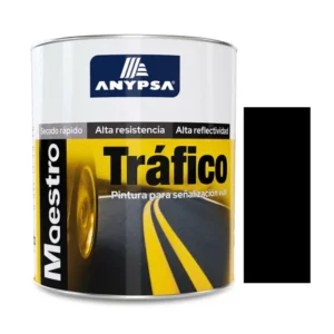 Pintura para Tráfico Maestro Negro Anypsa