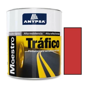 Pintura para Tráfico Maestro Rojo Bermellón Anypsa