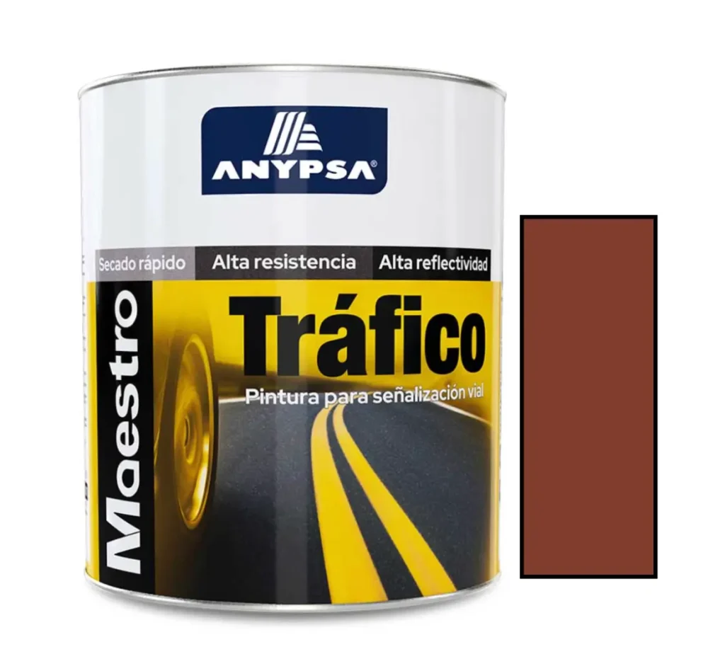 Pintura para Tráfico Maestro Rojo Óxido Anypsa