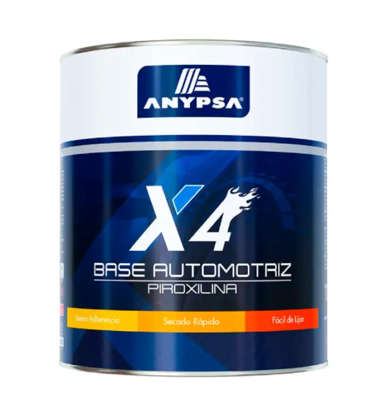 Base Automotriz Piroxilina x4 Anypsa