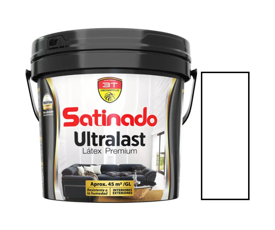 Satinado 3T Blanco 1 galón Anypsa
