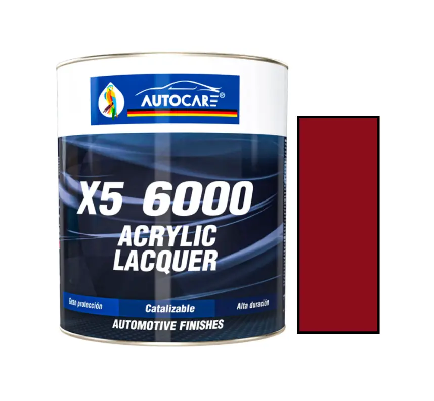 Pintura Acrílico X5 6000 Rojo Escarlata 1 galón Anypsa