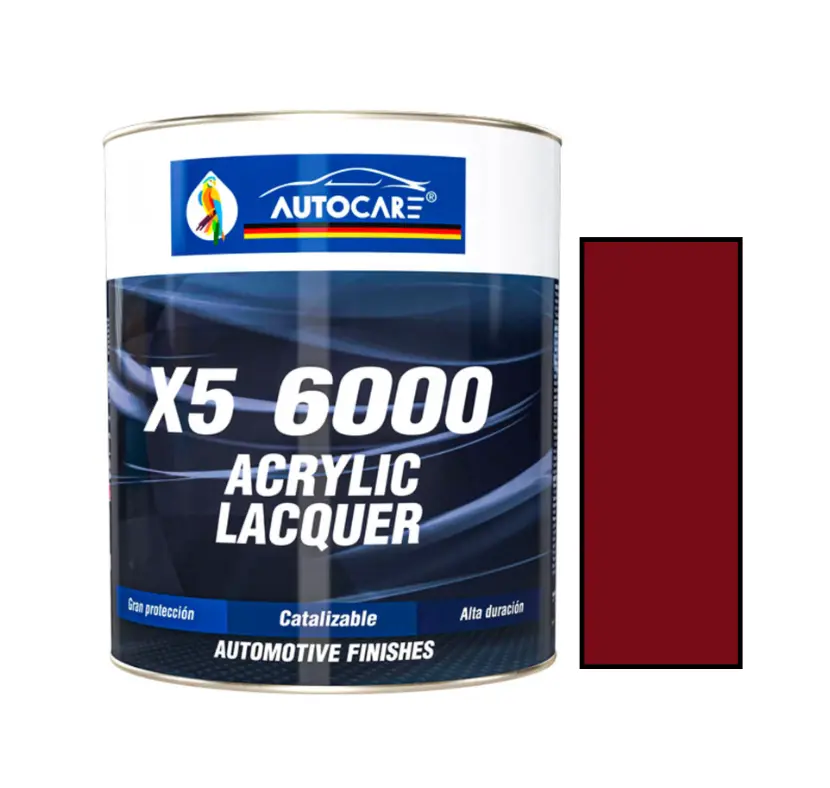 Pintura Acrílico X5 6000 Rojo Toludina 1 galón Anypsa