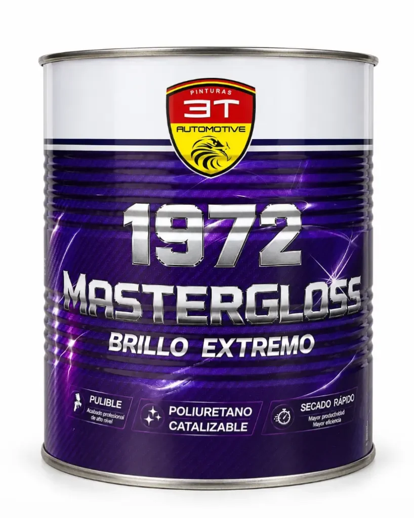 Pintura Poliuretano 1972 Mastergloss Brillo Extremo 3T Automotive
