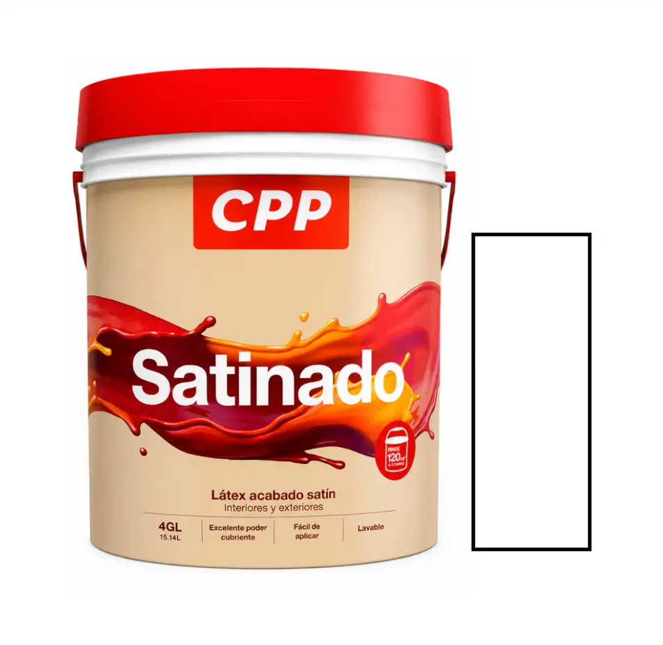 Látex Satinado CPP Blanco 4 galones