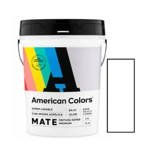 American Colors Mate Blanco 4 galones