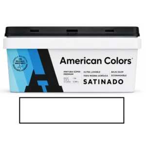 American Colors Satinado Blanco 1 galón