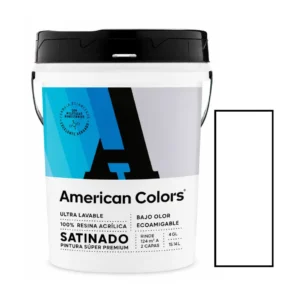 American Colors Satinado Blanco 4 galones