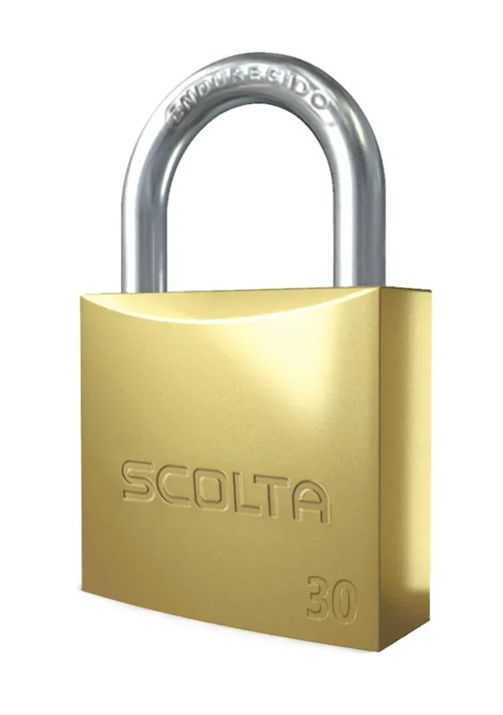 Candado de Seguridad Plano #30 Scolta