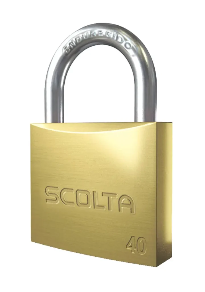 Candado de Seguridad Plano #40 Scolta