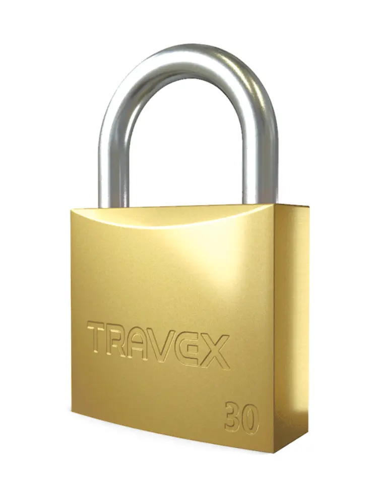 Candado Alta Seguridad 30 mm Travex