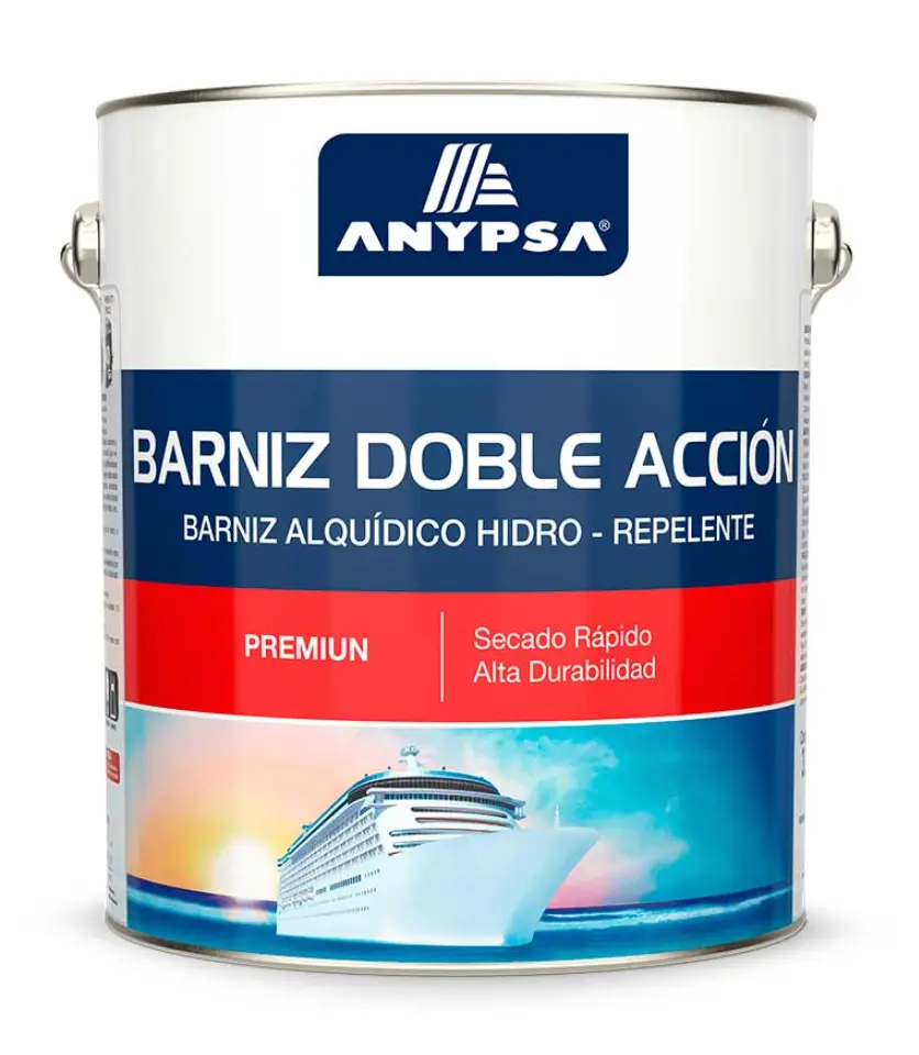 Barniz Doble Acción Hidro-Repelente 1 galón Anypsa