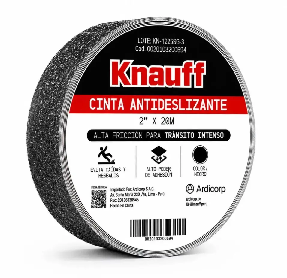 Cinta Antideslizante Knauff de 2 pulgadas x 20 metros