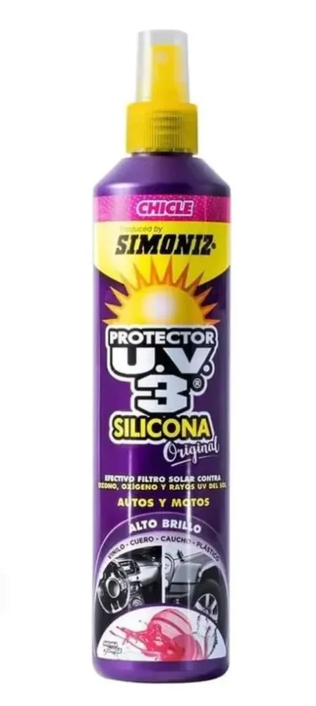 Silicona Simoniz en Spray Protector UV3 Aroma Chicle