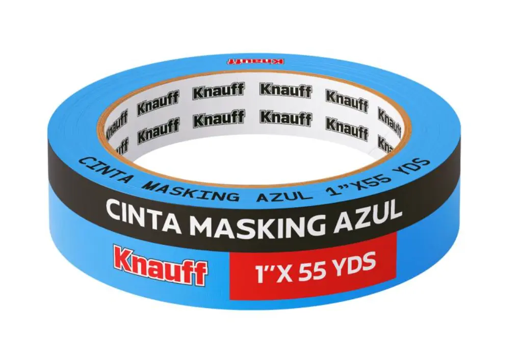 Cinta Masking Azul 1" x 55 Yardas Knauff