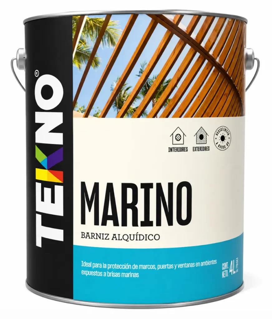 Barniz Tekno Marino Brillante de 1 Galón