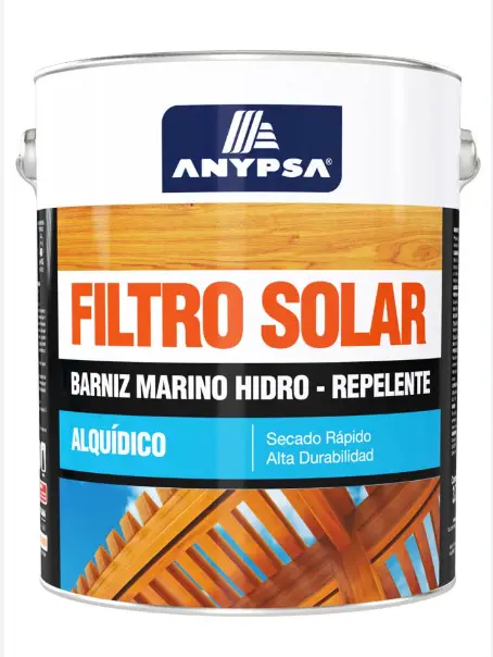 Filtro Solar Barniz Marino Hidro-Repelente Anypsa