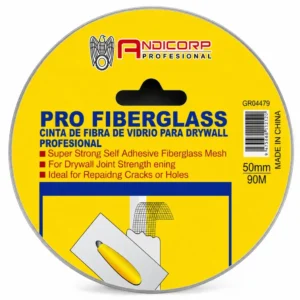 Cinta de Fibra de Vidrio para Drywall Pro Fiberglass Andicorp