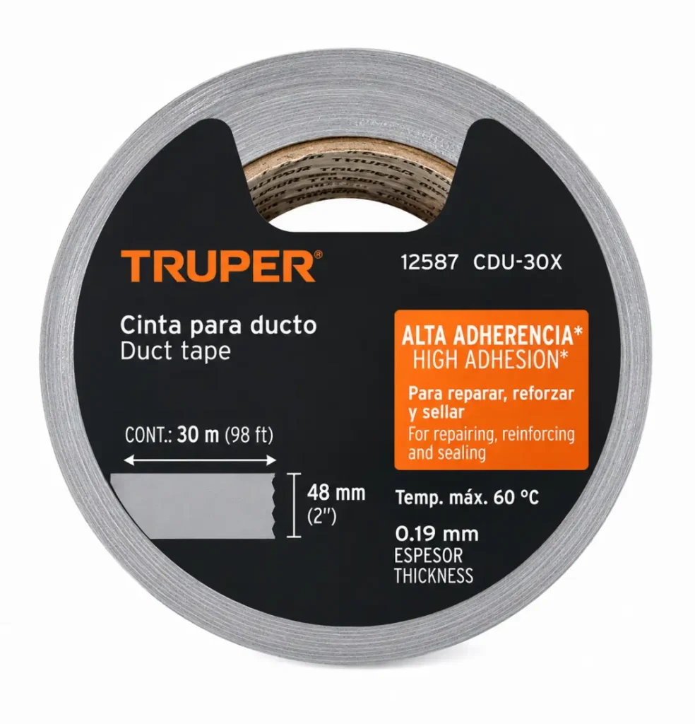 Cinta para Ducto Truper CDU-30X