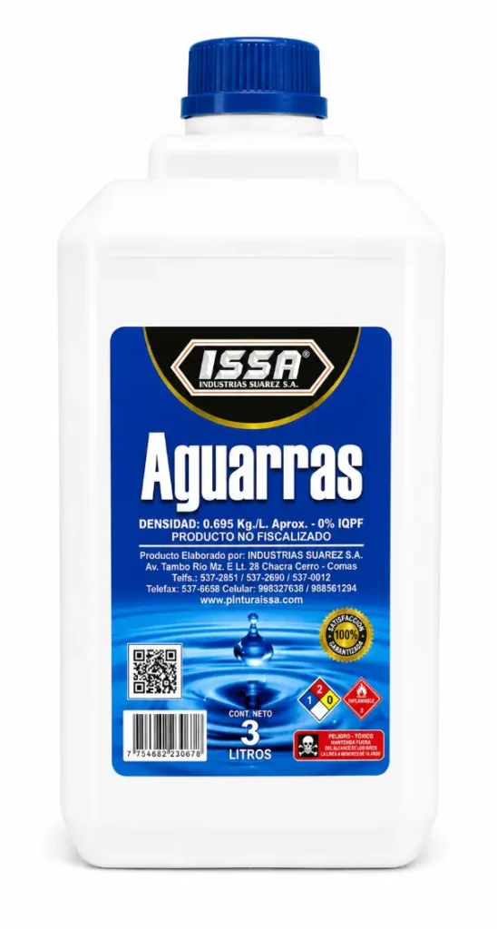 Aguarras ISSA de 3 Litros