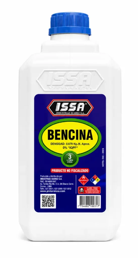 Bencina ISSA de 3 Litros