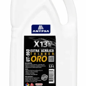 Thinner Extra Acrílico Oro X13 UT-960 Anypsa de 3.5 Litros