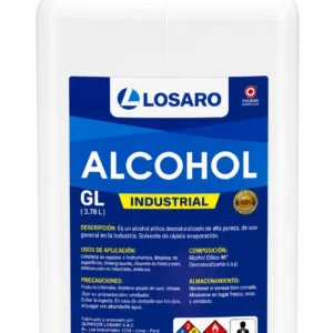 Alcohol Industrial Losaro de 1 Galón 3.78 L