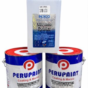 Kit Base Epóxica + Catalizador Epóxico + Diluyente Epóxico