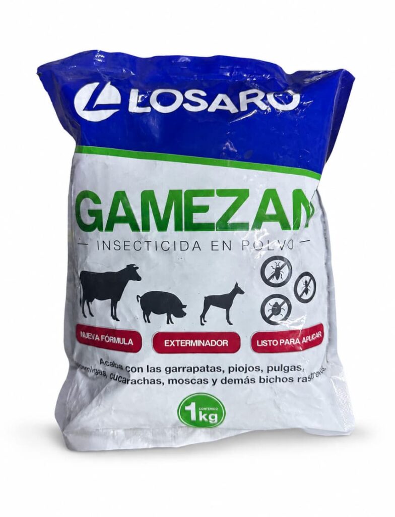 Gamezan Insecticida en Polvo Losaro 1 kg