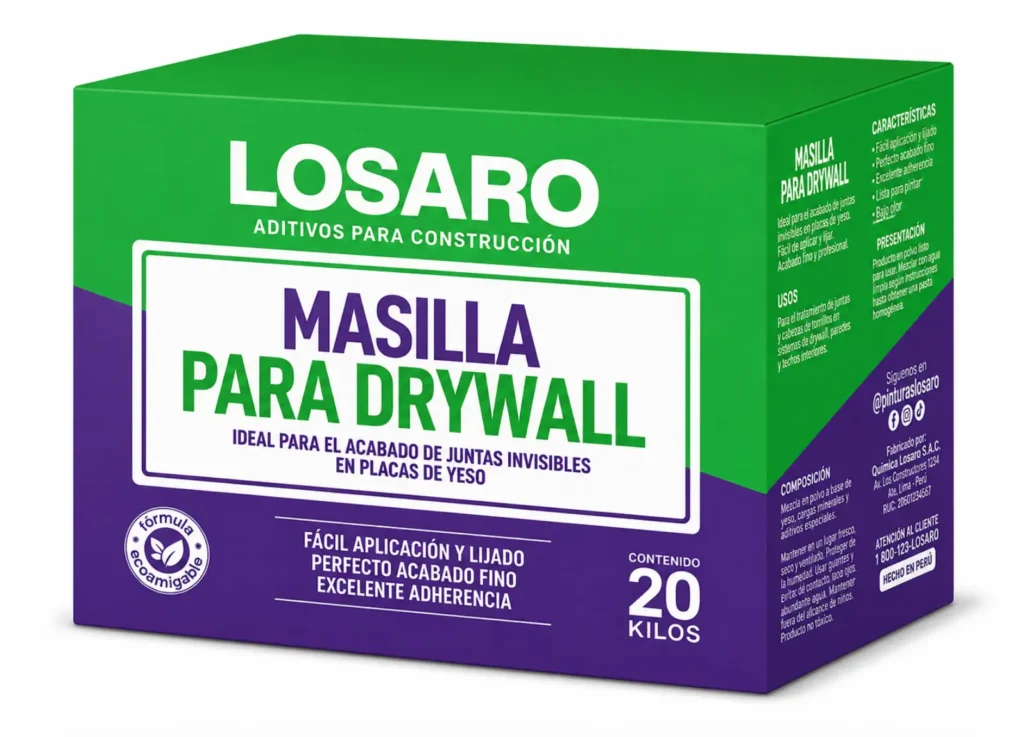 Masilla para Drywall Losaro 20 kg