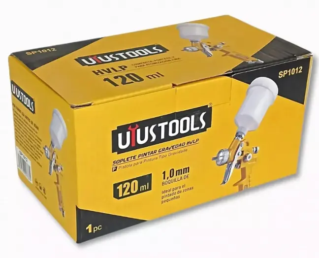 Pistola para Pintar HVLP Uyustools SP1012 de 120 ml