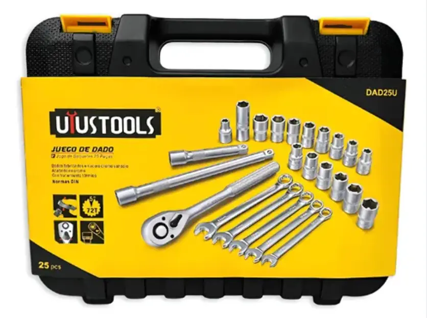 Juego de Dados Uyustools DAD25U de 25 Piezas