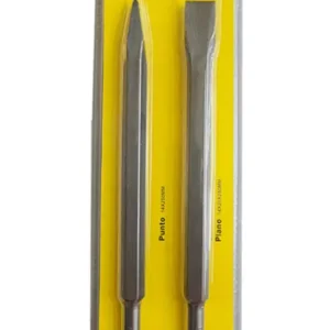 Set de 2 Cinceles Plano y Punta para Martillo Eléctrico Uyustools