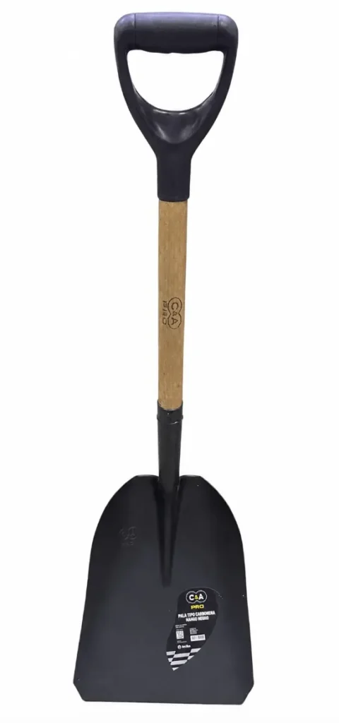 Pala Tipo Carbonera C&A Pro Mango Negro Cód. 140483