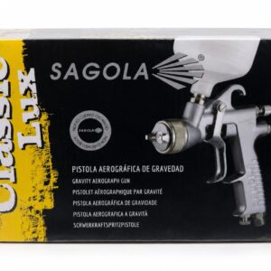 Pistola de Pintar Aerográfica de Gravedad Sagola Classic Lux