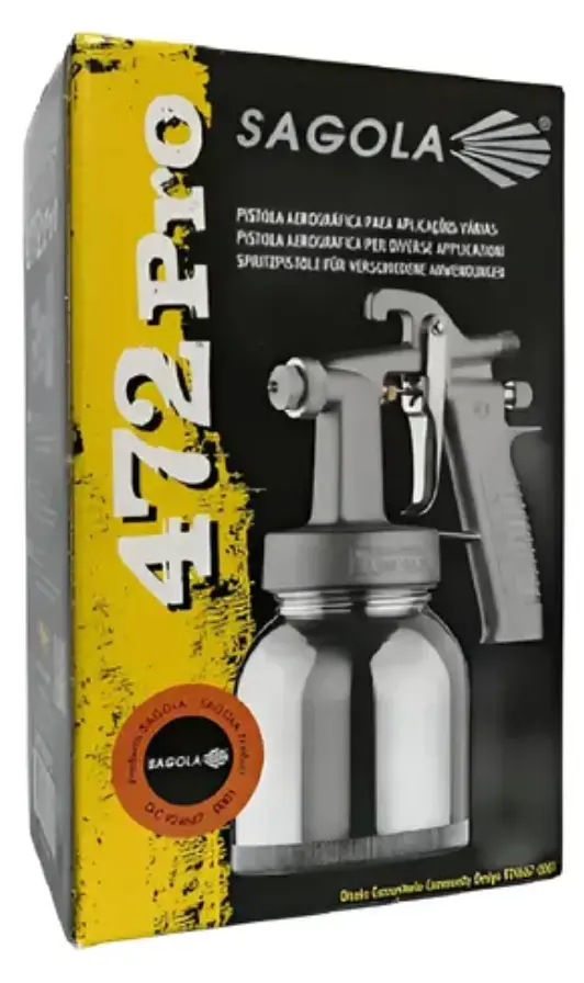 Pistola de Pintar Aerográfica Sagola 472 Pro