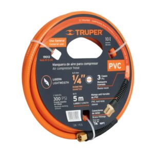 Manguera para Compresor Truper de 1/4" x 5 m Código 19013
