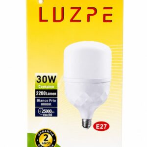 Foco LED Botella Luzpe 30W Blanco Frío 220V