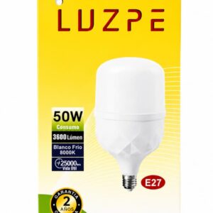 Foco LED Botella Luzpe 50W Blanco Frío 220V
