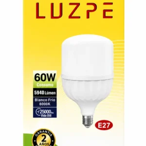 Foco LED Botella Luzpe 60W Blanco Frío 220V