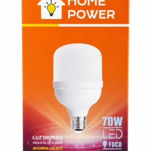 Foco LED Botella Home Power 70W Blanco Frío 220V