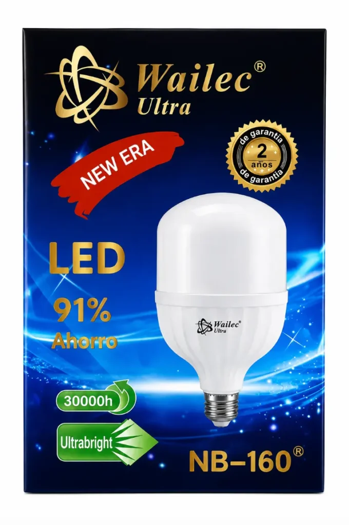 Foco LED Botella Wailec Ultra NB-160 160W Blanco Frío 220V