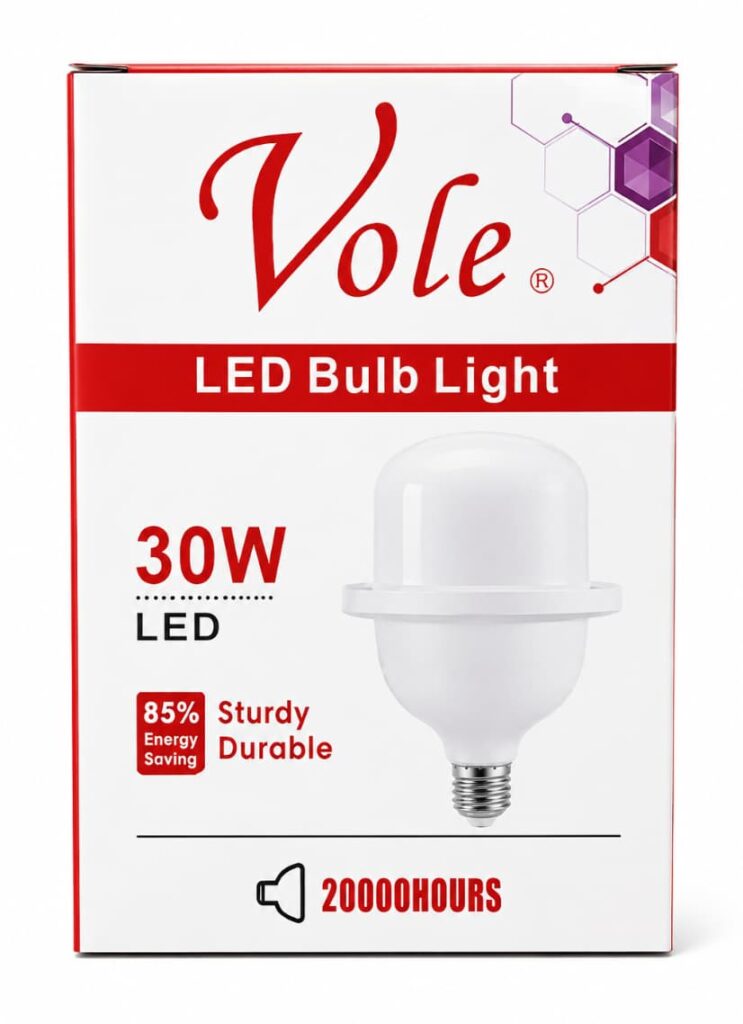 Foco LED Botella Vole 30W Luz Blanca 220V