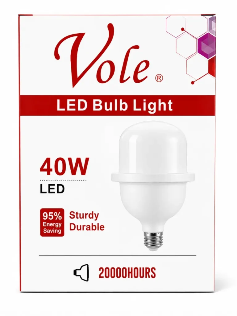 Foco LED Botella Vole 40W Luz Blanca 220V