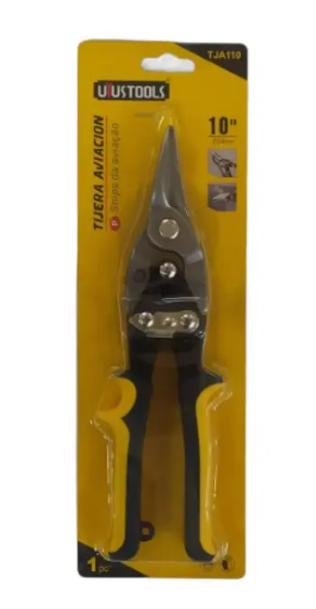 Tijera de Aviación Corte Recto Uyustools TJA110 10 Pulgadas