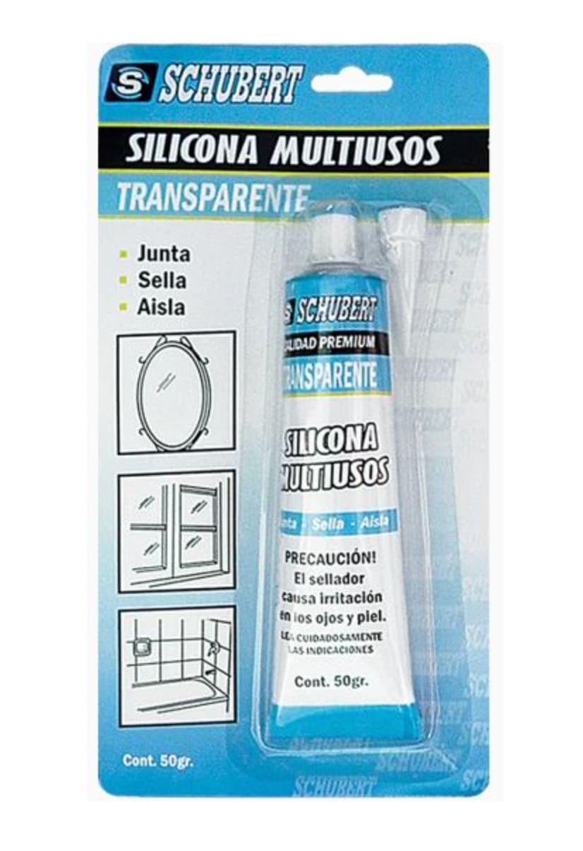 Silicona Multiusos Transparente Schubert de 50 g